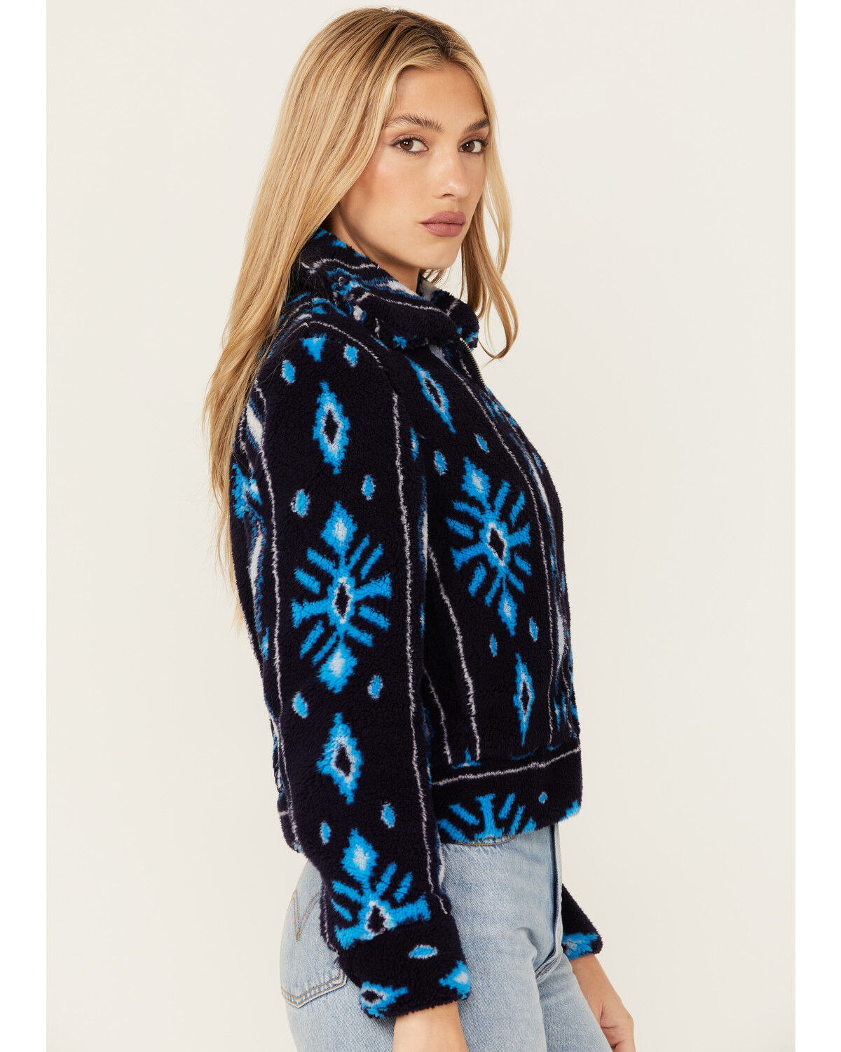 Image #2 - Band of the Free Women's Melrose Jacket, Blue, hi-res