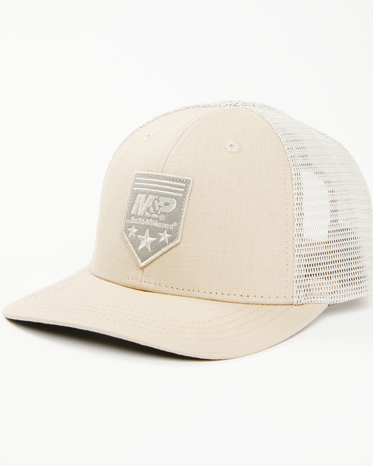 Smith & Wesson Men's Range Ready Ball Cap, Light Grey, hi-res