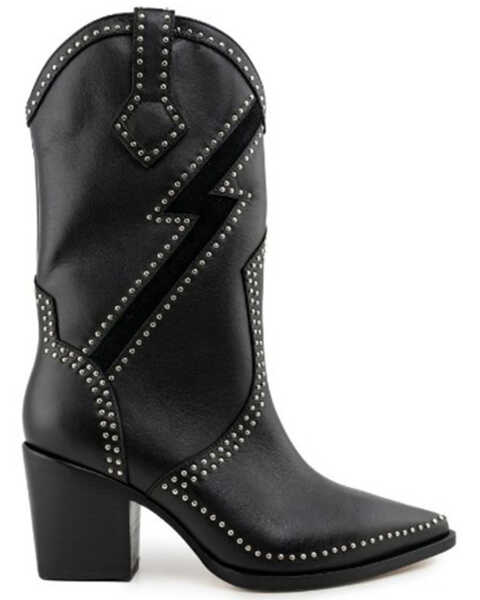 Dante Women's Freddie Western Boots - Pointed Toe, Black, hi-res