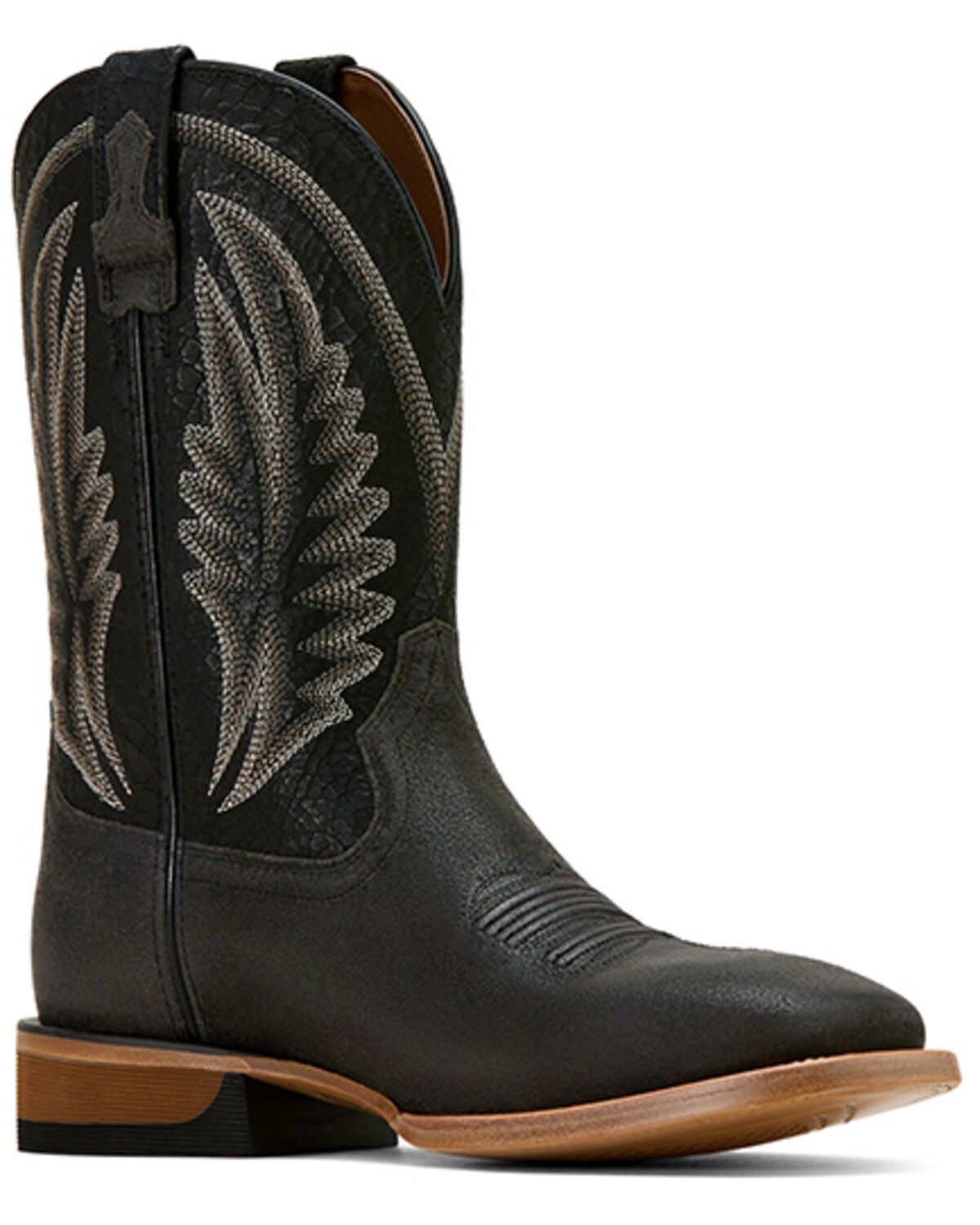 Ariat Men's Sidewinder Western Boots - Broad Square Toe, Grey, hi-res