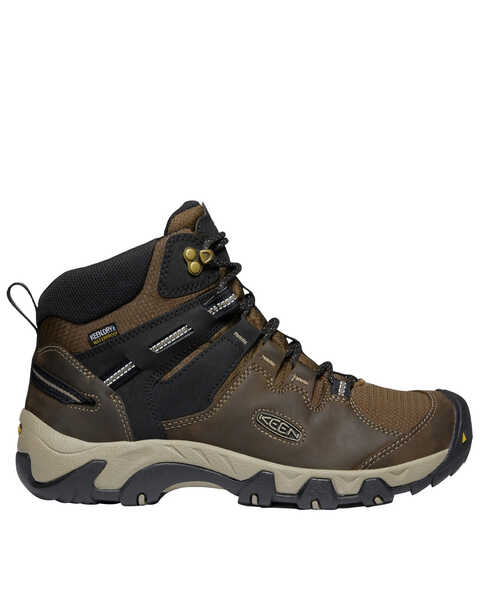 Image #2 - Keen Men's Steens Waterproof Hiking Boots - Soft Toe, Black, hi-res