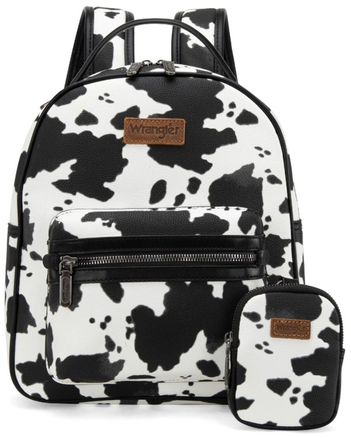 Image #2 - Wrangler Women's Cow Print Backpack, Black, hi-res