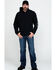 Ariat Men's FR Primo Fleece Logo Hooded Work Sweatshirt - Big , Black, hi-res