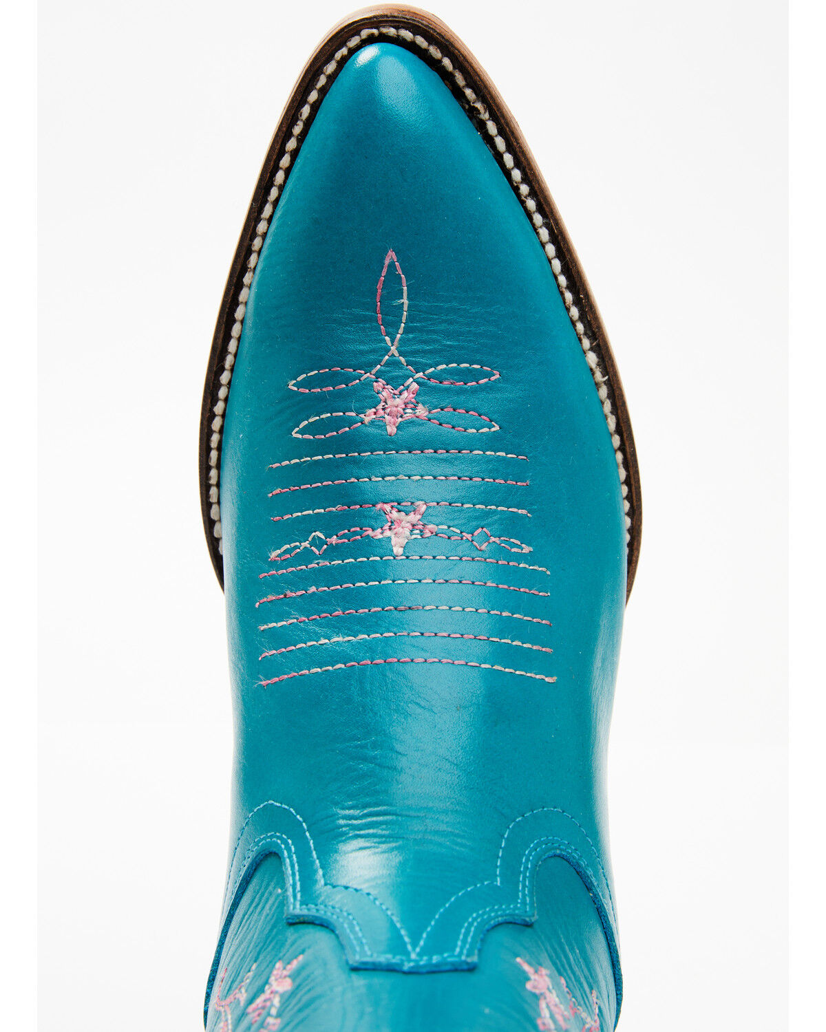 Image #6 - Planet Cowboy Women's Tiffany Stars Western Boots - Round Toe, Turquoise, hi-res