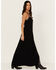 Image #2 - Idyllwind Women's Myrtle Embroidered Trim Maxi Dress, Black, hi-res