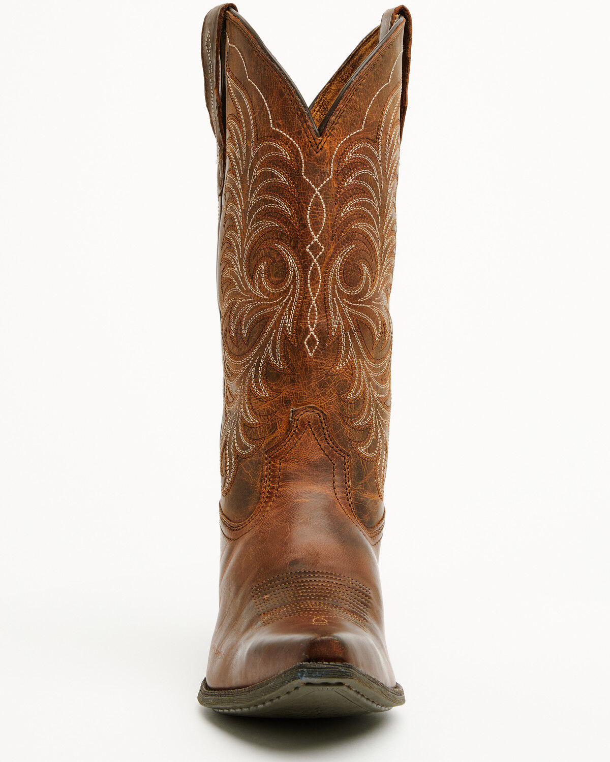 Image #4 - Ariat Women's Heritage X StretchFit Western Boots - Snip Toe, Brown, hi-res