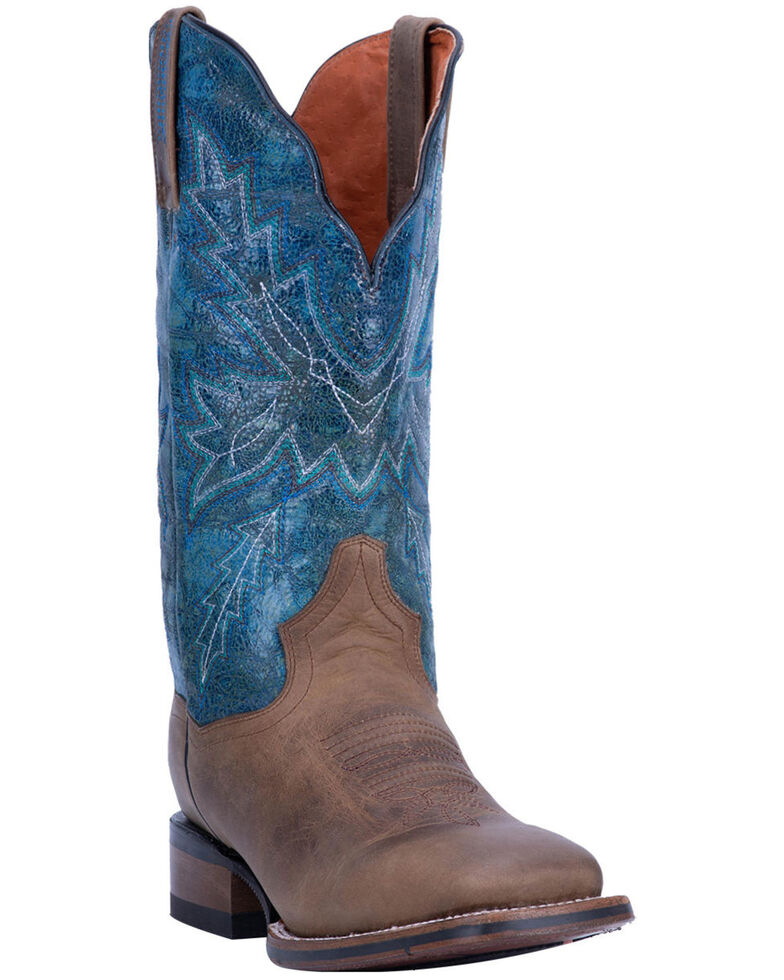 Dan Post Women's Pasadena Western Boots - Wide Square Toe, Sand, hi-res