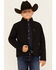 Image #1 - Cody James Boys' Sharpshooter Softshell Jacket, Black, hi-res
