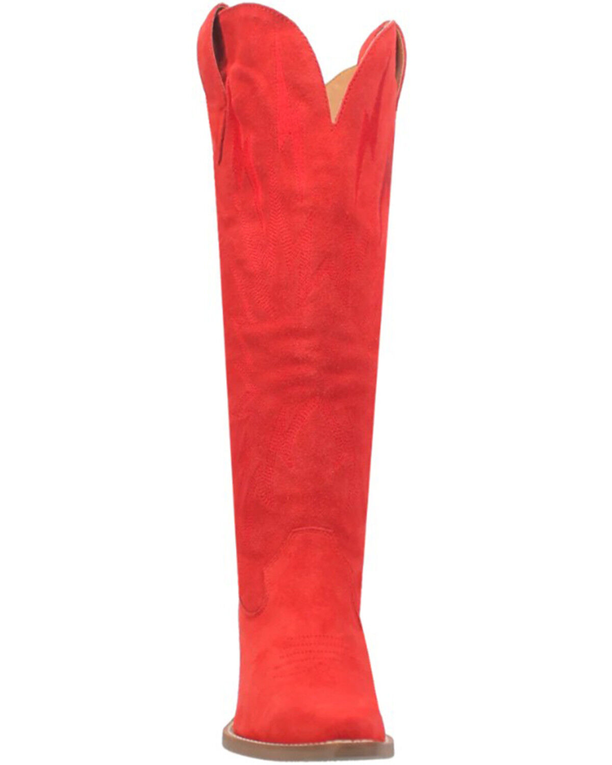 Image #4 - Dingo Women's Thunder Road Western Performance Boots - Snip Toe, Red, hi-res