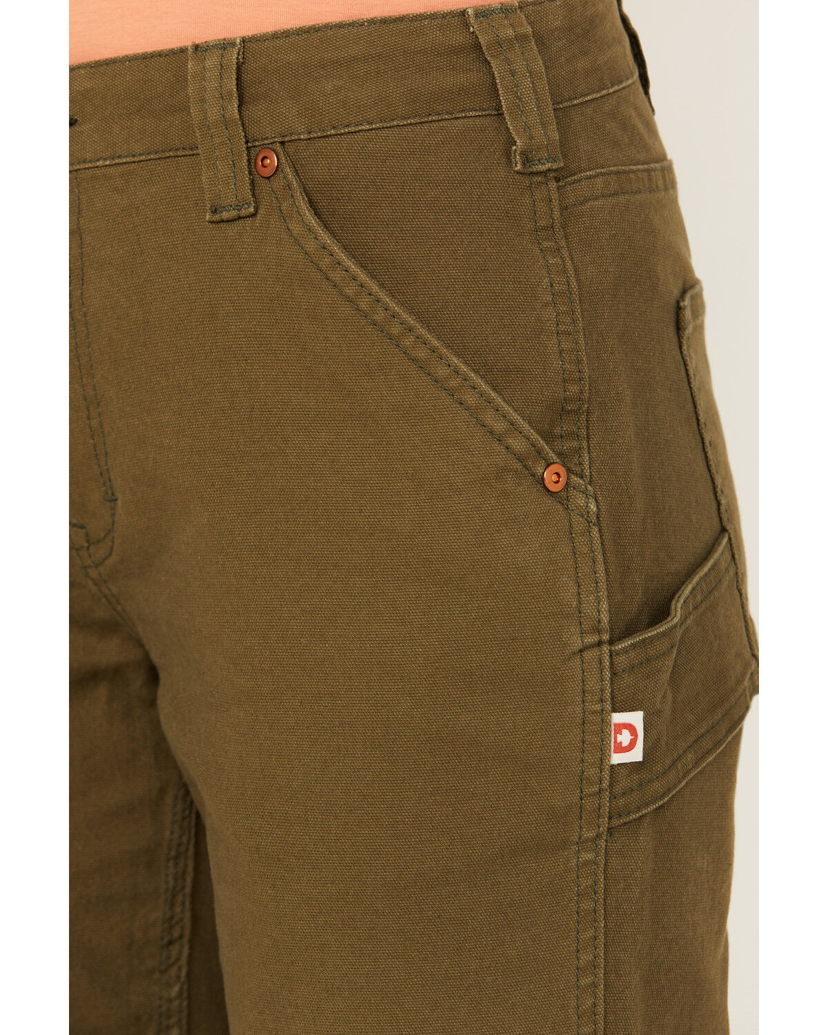 Image #2 - Dovetail Workwear Women's Go To Work Pants, Green, hi-res