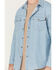 Image #3 - Hawx Men's All Out Light Wash Long Sleeve Snap Denim Work Shirt, Light Wash, hi-res