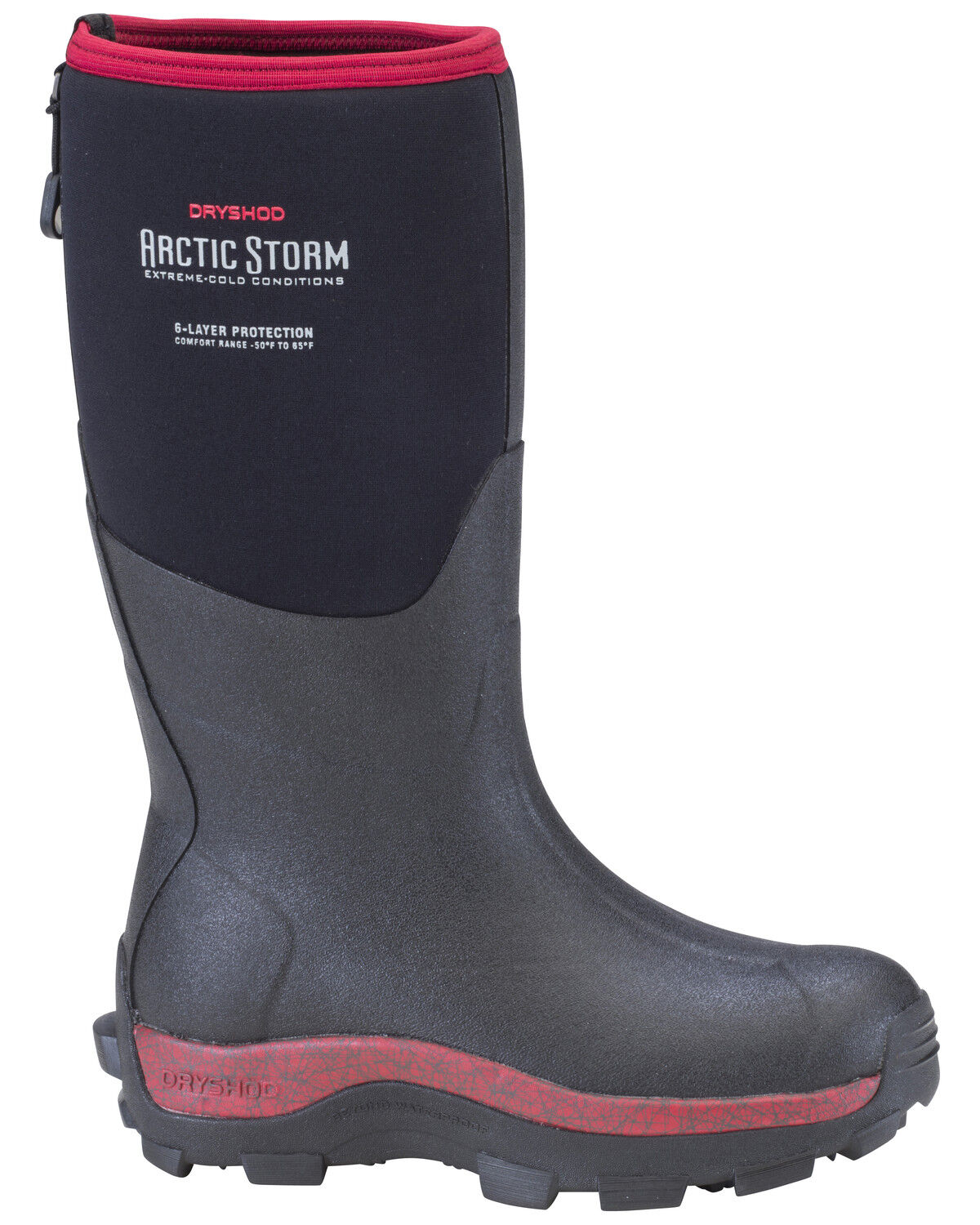 Image #1 - Dryshod Women's Cranberry Arctic Storm Mid Winter Work Boots, Black, hi-res