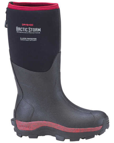 Dryshod Women's Cranberry Arctic Storm Mid Winter Work Boots , Black, hi-res