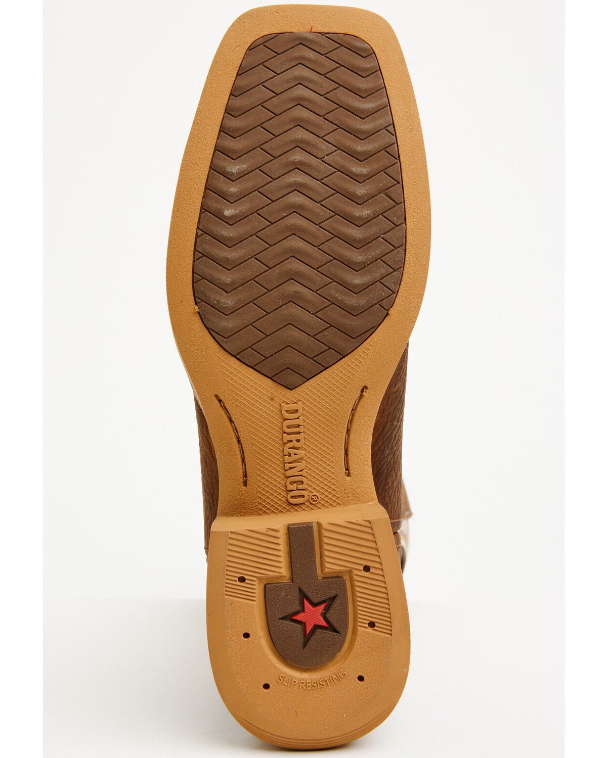 Image #7 - Durango Men's Shyloh Performance Western Boots - Broad Square Toe, Brown, hi-res