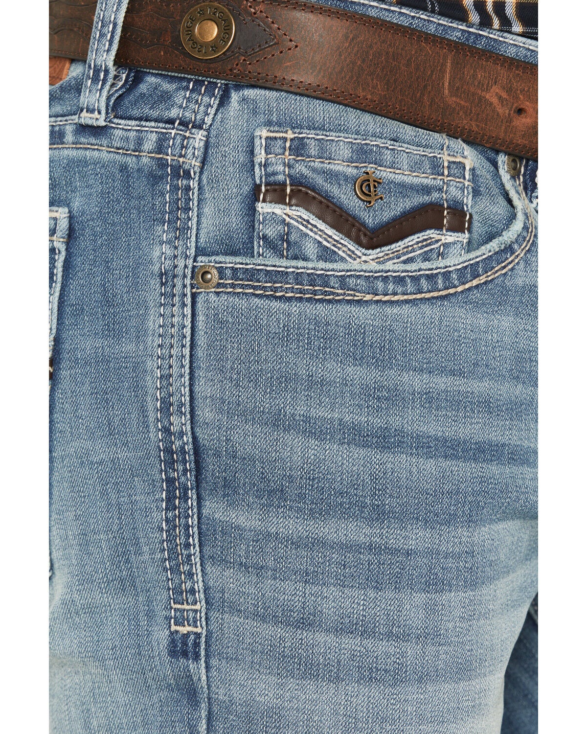 Image #2 - Cody James Men's Rowdy Wash Jackson Slim Straight Stretch Denim Jeans, Medium Wash, hi-res