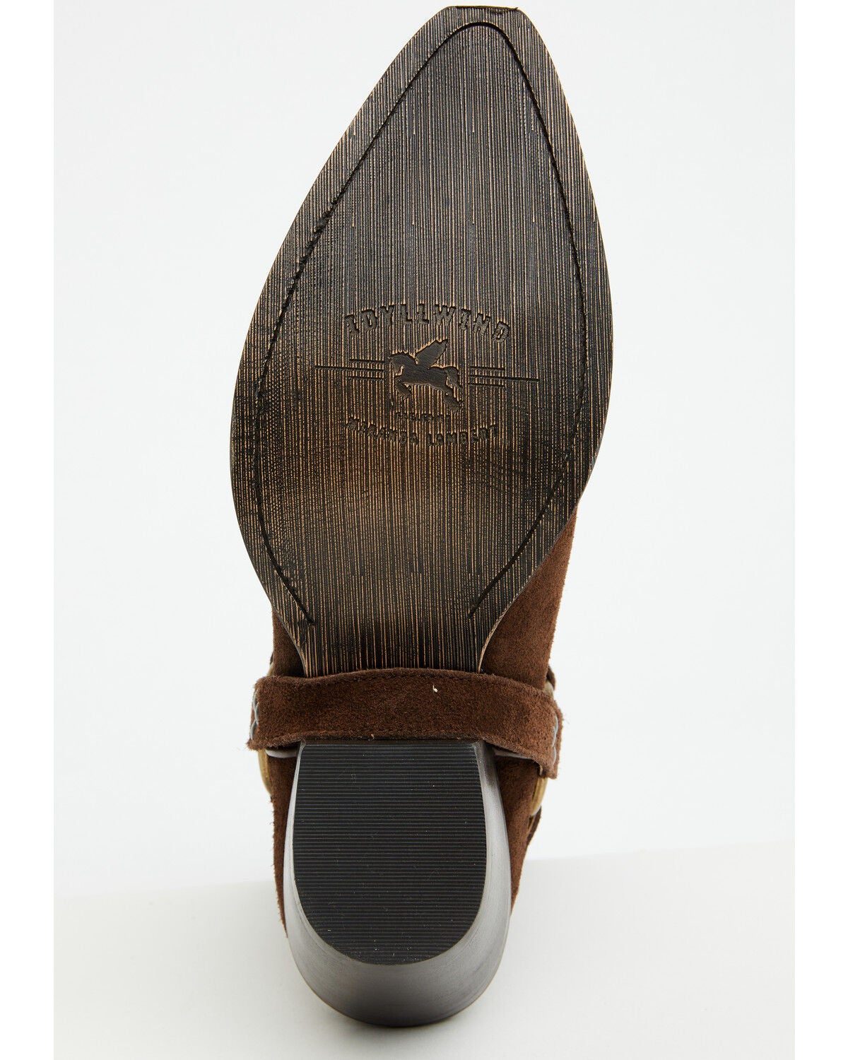 Image #7 - Idyllwind Women's Dust Rider Suede Western Booties - Snip Toe, Chocolate, hi-res