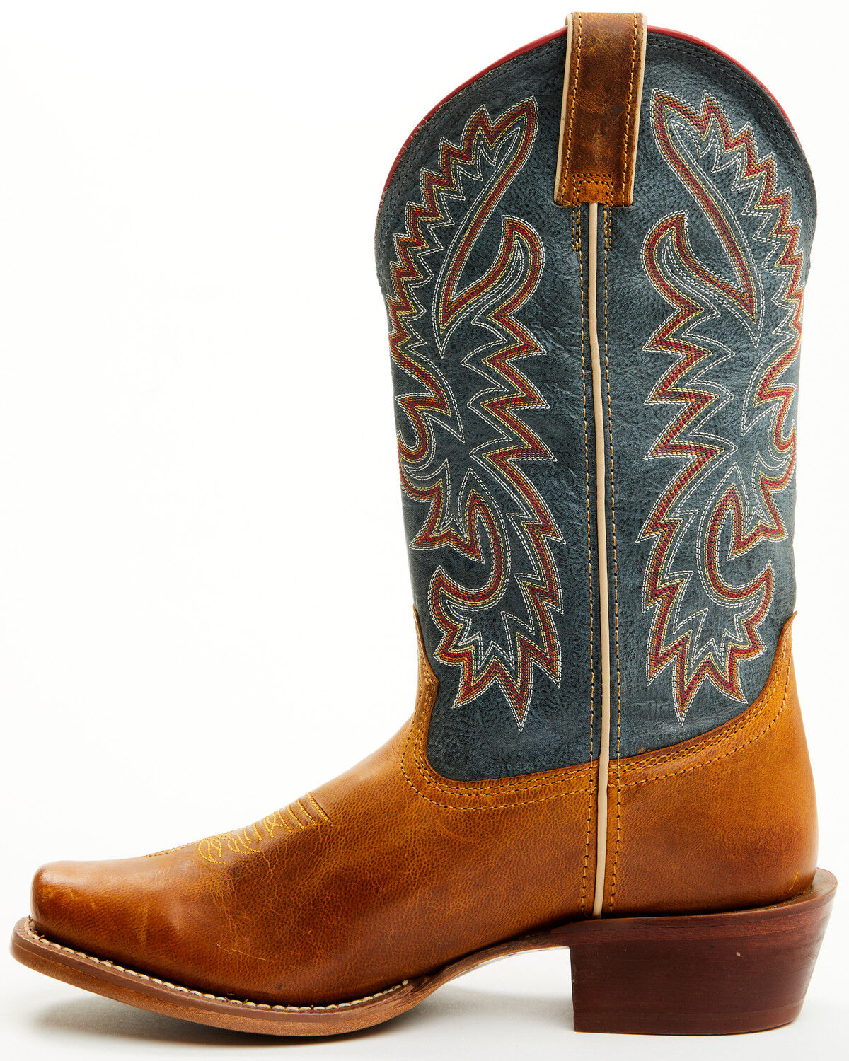 Image #3 - Justin Men's Show Off Western Boots - Square Toe, Brown, hi-res