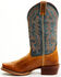 Image #3 - Justin Men's Show Off Western Boots - Square Toe, Brown, hi-res
