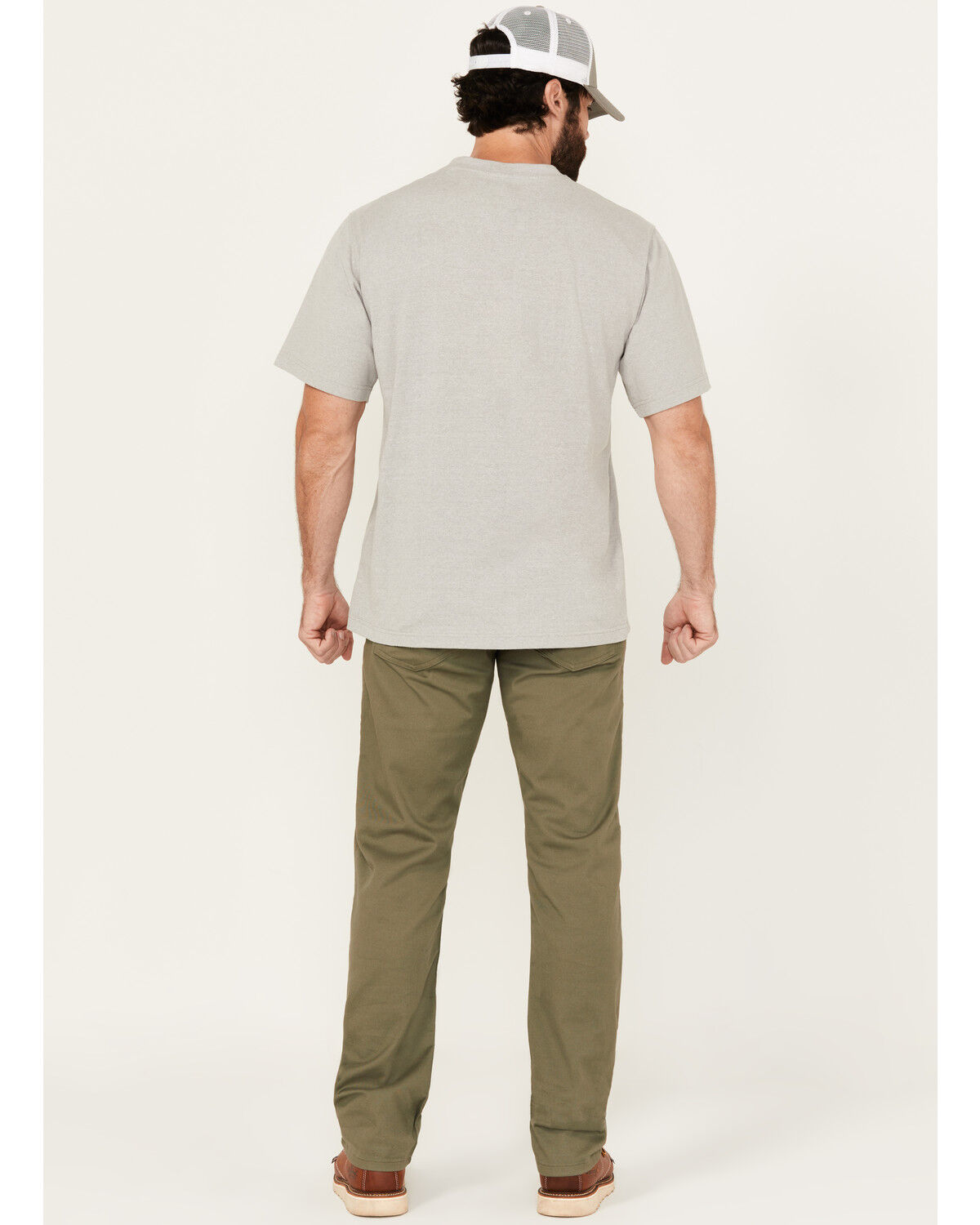Image #3 - Carhartt Men's Force® Relaxed Fit Straight Pants, Olive, hi-res