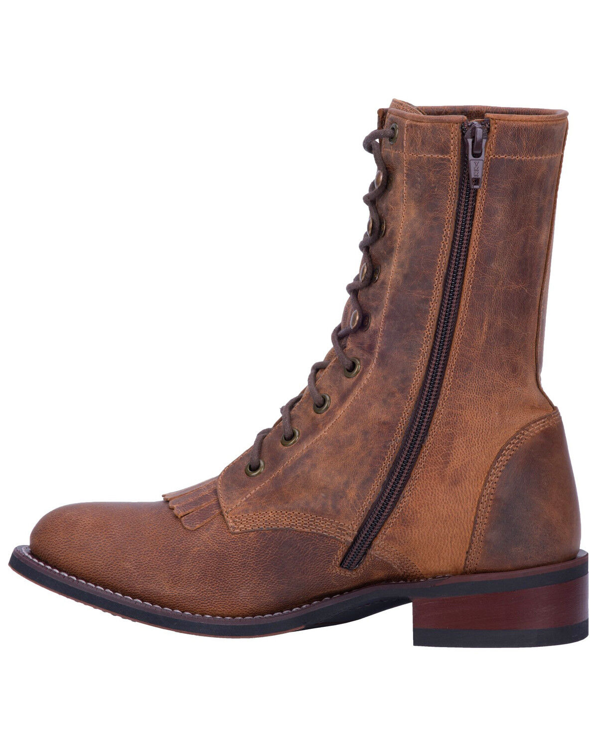 Image #3 - Laredo Women's Sara Rose Lace-Up Western Boots - Round Toe, , hi-res
