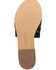 Image #7 - Dingo Women's Metallic Hairon Moo Moo Sandals, Black, hi-res