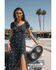 Image #1 - Idyllwind Women's Beth Jacquard Print Short Sleeve Midi Dress, Navy, hi-res