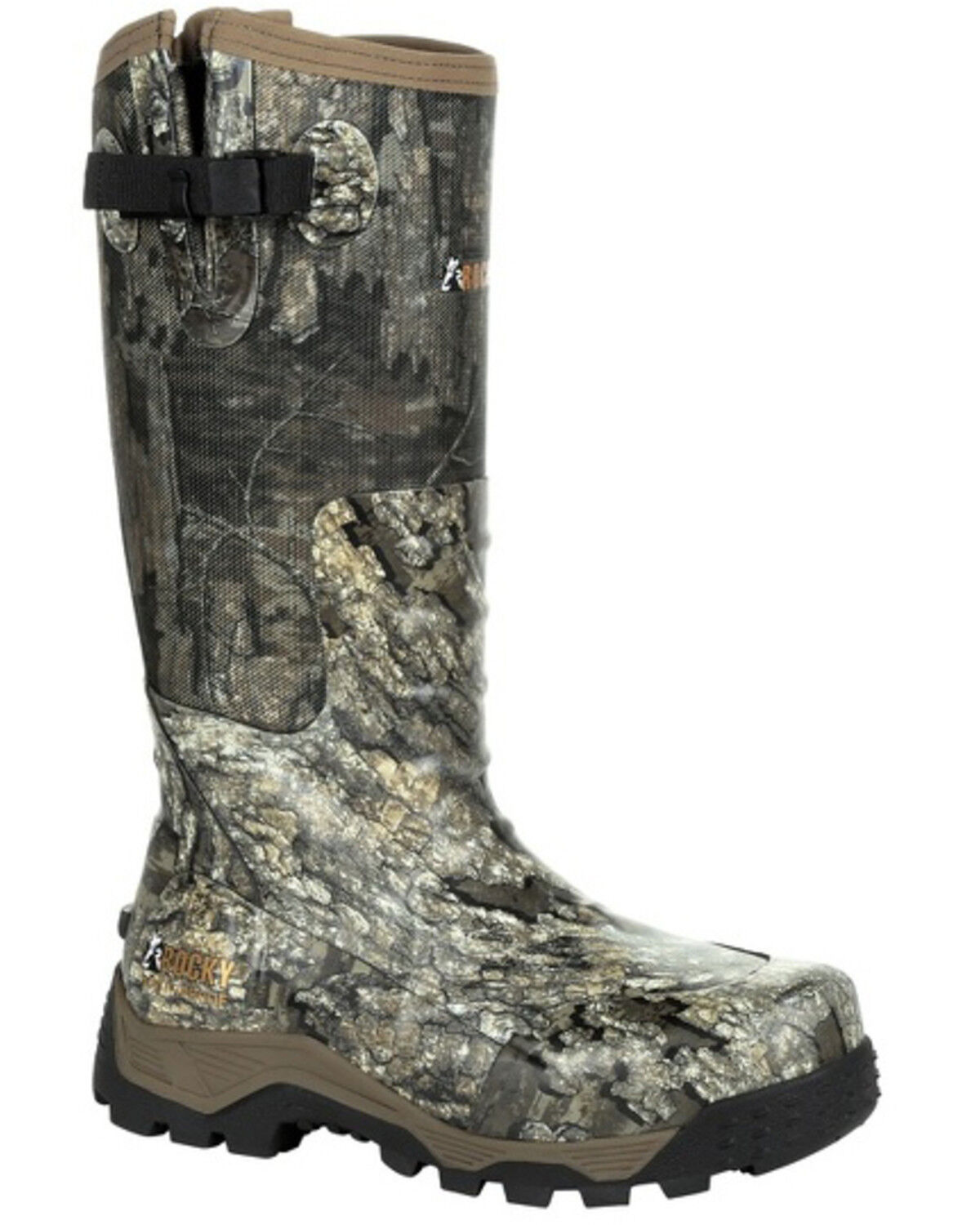 Image #1 - Rocky Men's Sport Pro Rubber Snake Boots - Soft Toe, , hi-res