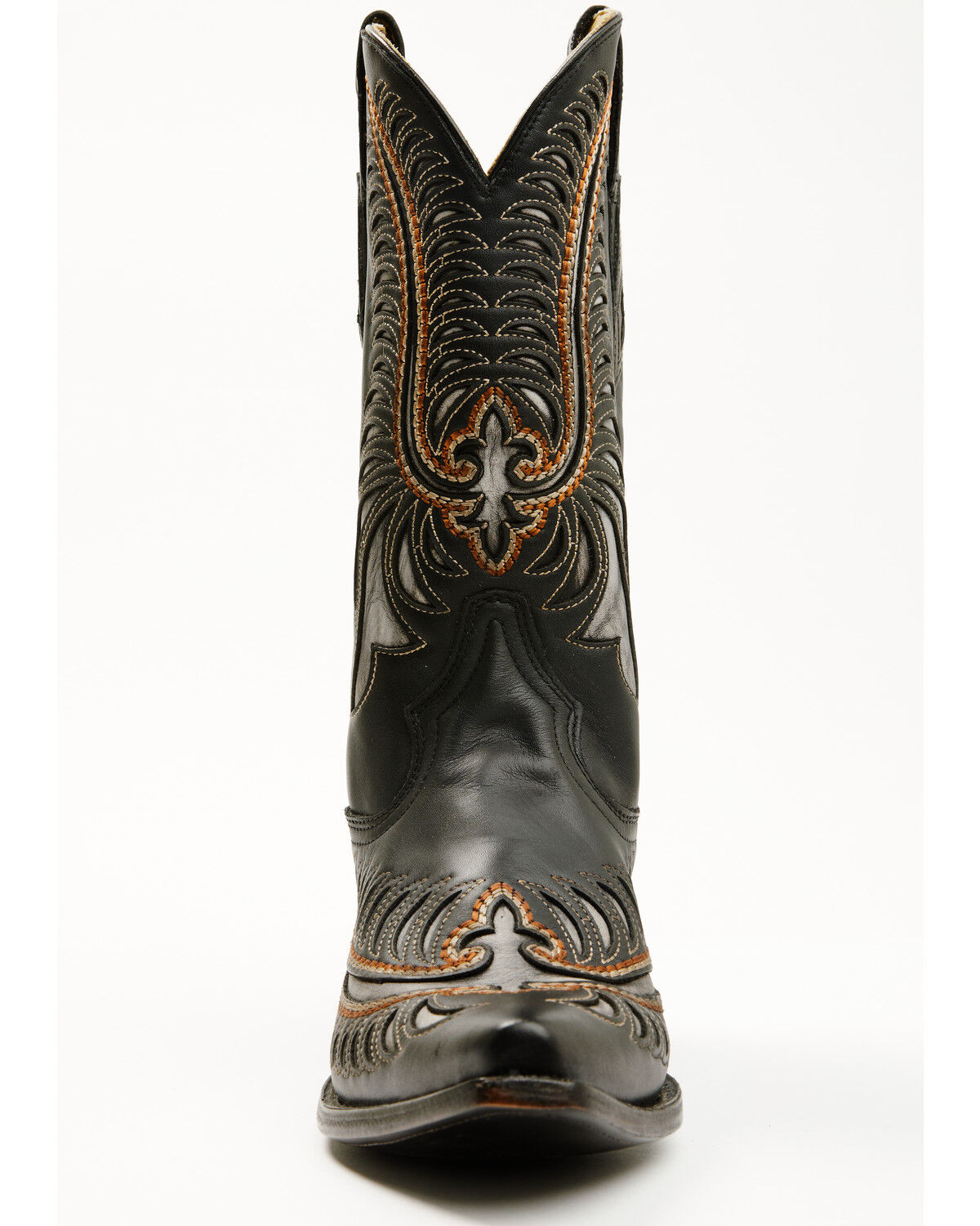 Image #4 - Corral Men's Inlay Western Boots - Snip Toe, Black, hi-res