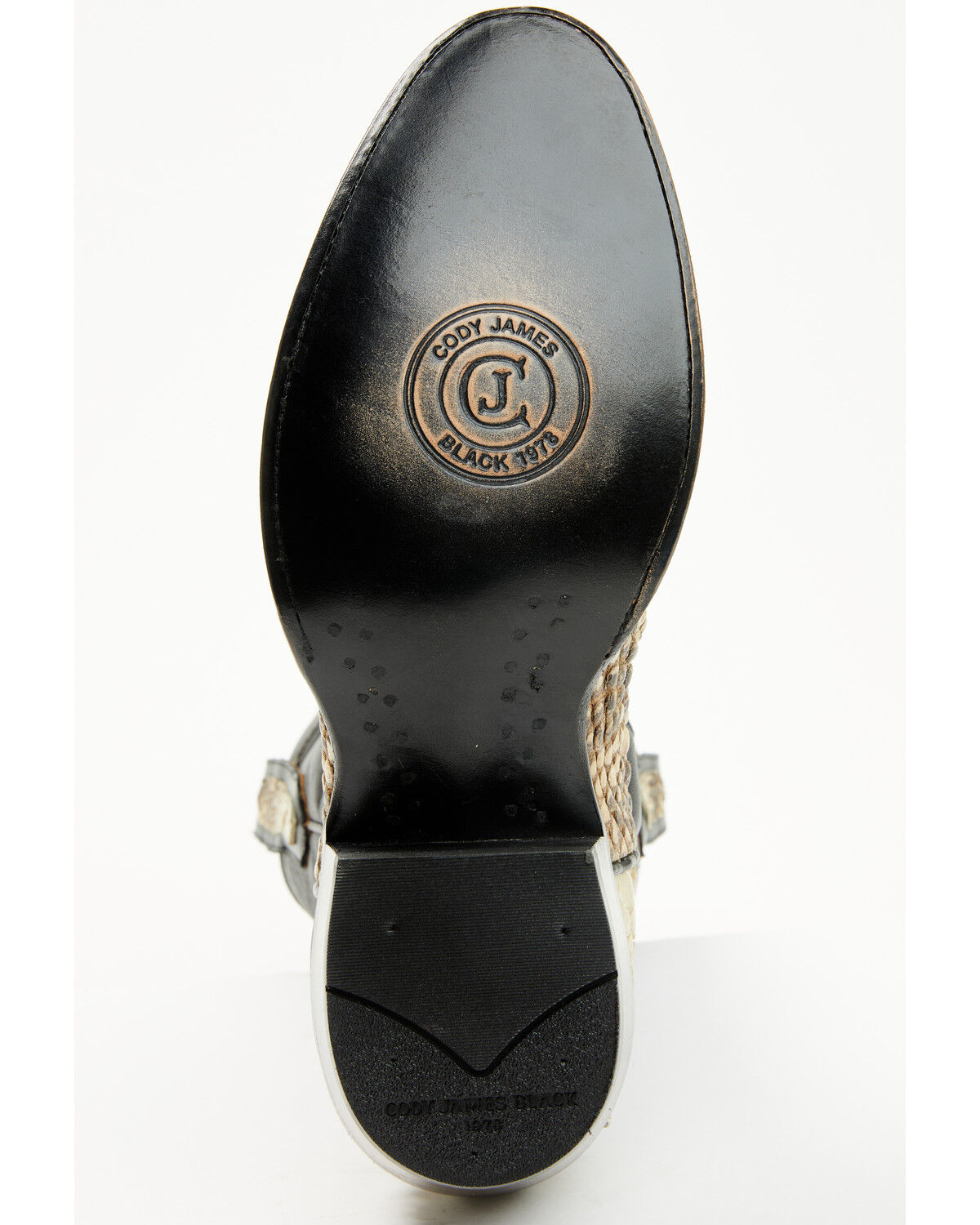 Image #7 - Cody James Black 1978® Men's Tillman Exotic Hornback Alligator Western Boots - Round Toe, Black, hi-res
