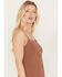 Image #2 - Idyllwind Women's Ella Texture Cable Tank Top, Brown, hi-res