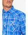 Image #4 - Wrangler 20X Men's Competition Advanced Comfort Plaid Print Short Sleeve Western Shirt, , hi-res