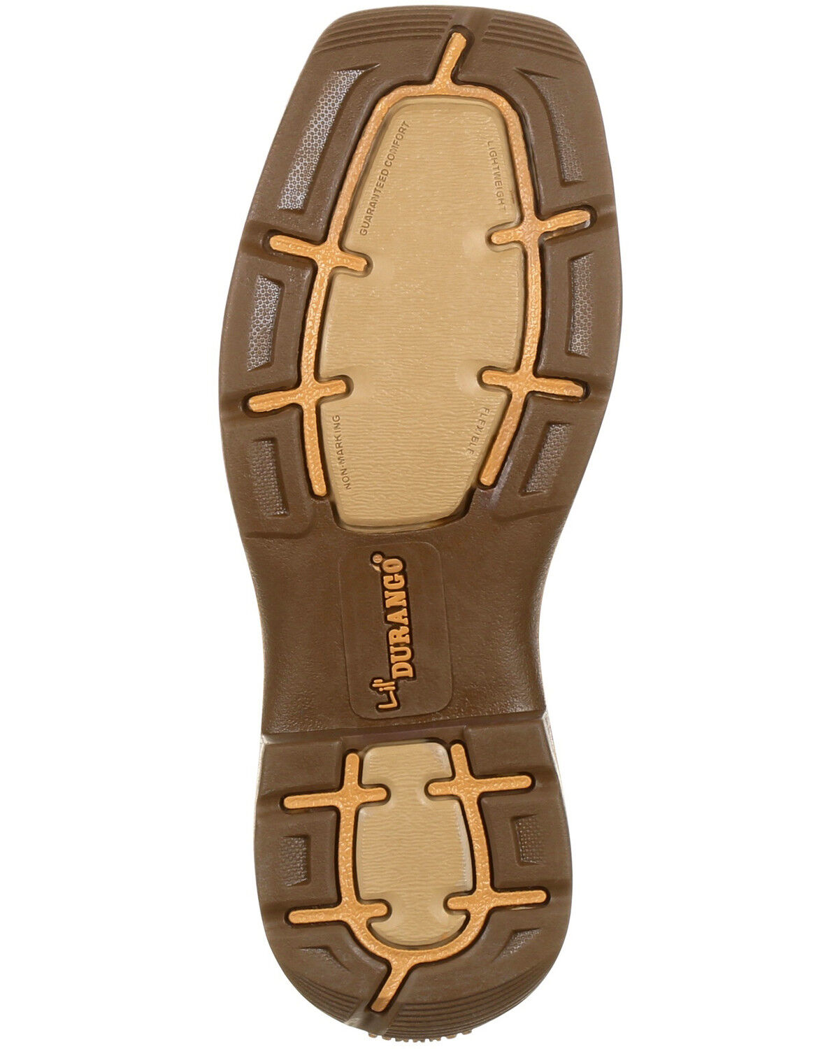 Image #7 - Durango Boys' Lil Rebel Desert Camo Western Boots - Square Toe, Brown, hi-res