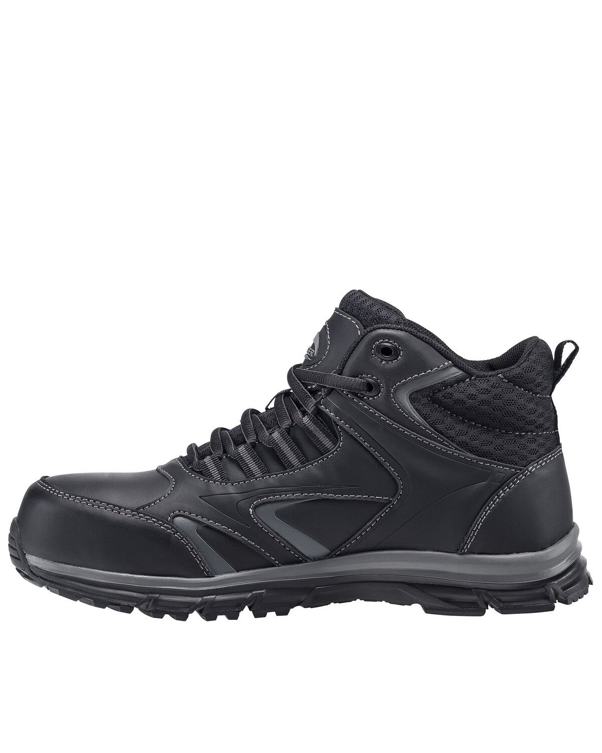 Image #3 - Avenger Men's Thresher Waterproof Work Shoes - Alloy Toe, Black, hi-res