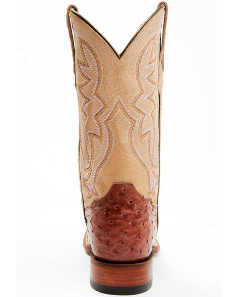 Image #5 - Shyanne Women's Olivia Exotic Ostrich Quill Western Boots - Broad Square Toe, Brown, hi-res