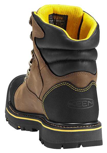 Image #6 - Keen Men's Milwaukee Mid Waterproof Boots - Steel Toe, Earth, hi-res