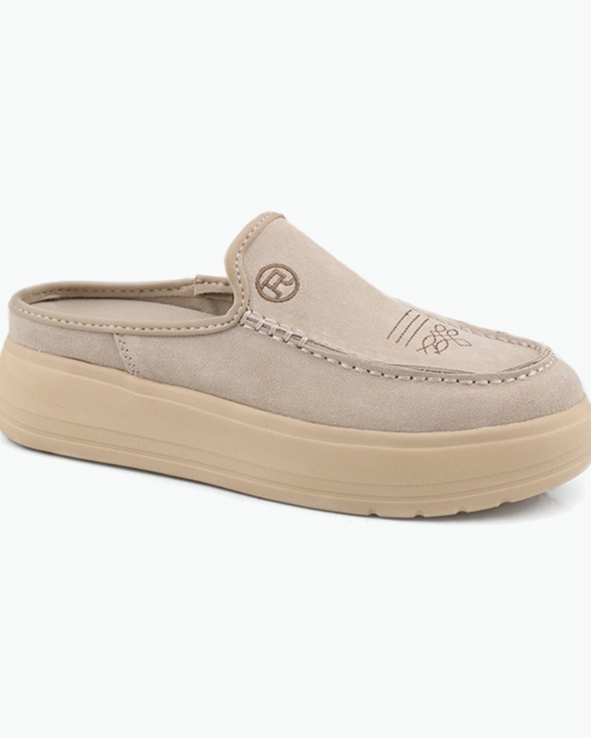 Image #1 - Roper Women's Lila Casual Mule Shoes, Tan, hi-res