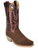 Image #1 - Smoky Mountain Men's Santa Fe Performance Western Boots - Square Toe, Multi, hi-res
