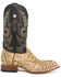Image #2 - Tanner Mark Men's Faux Gator Print Western Boots - Broad Square Toe, Oryx, hi-res