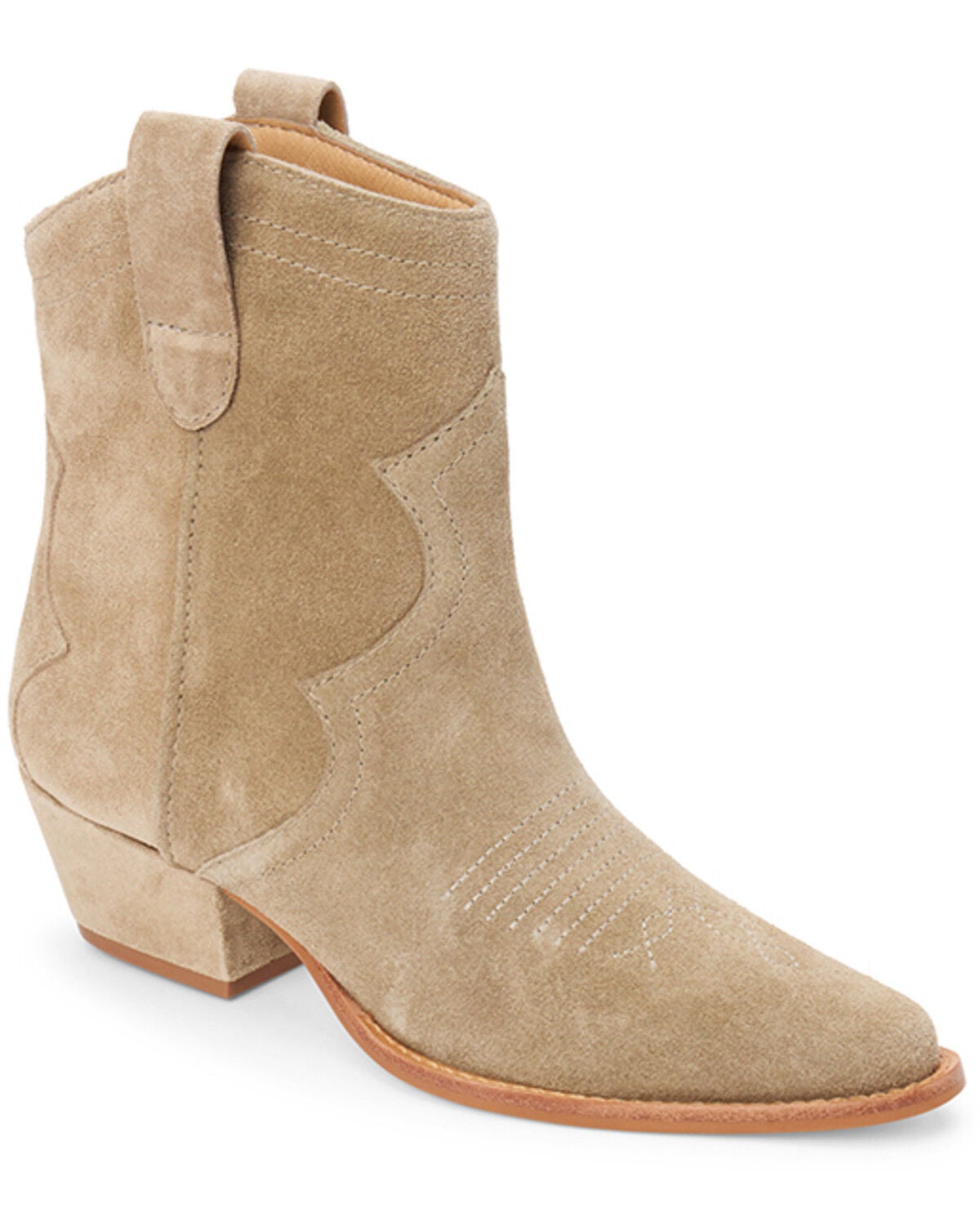 Image #1 - Matisse Women's Arlo Ankle Booties - Round Toe, Taupe, hi-res