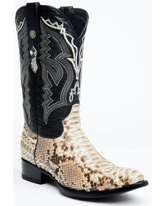 Tanner Mark Men's Medina Western Boots - Round Toe, Natural, hi-res
