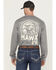 Image #1 - Hawx Men's FR Hawk Long Sleeve Graphic Work Shirt, Light Grey, hi-res