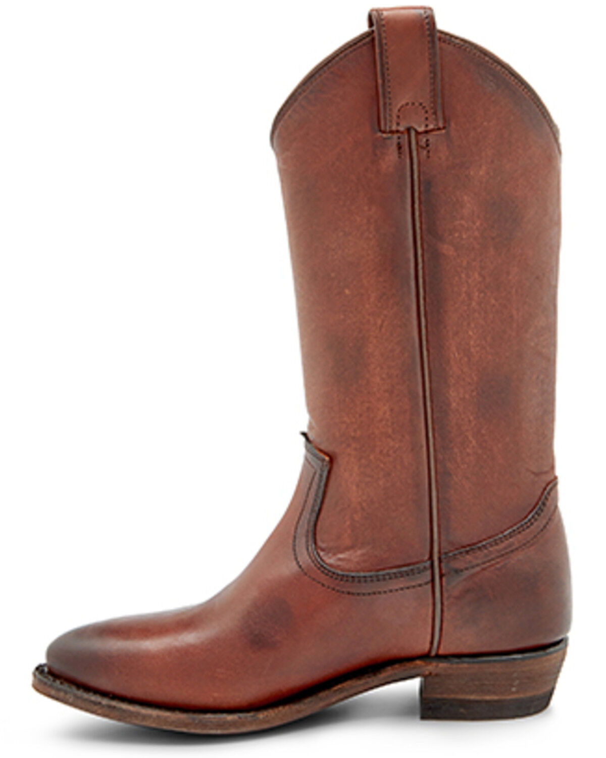 Image #3 - Frye Women's Billy Western Boots - Round Toe, Cognac, hi-res