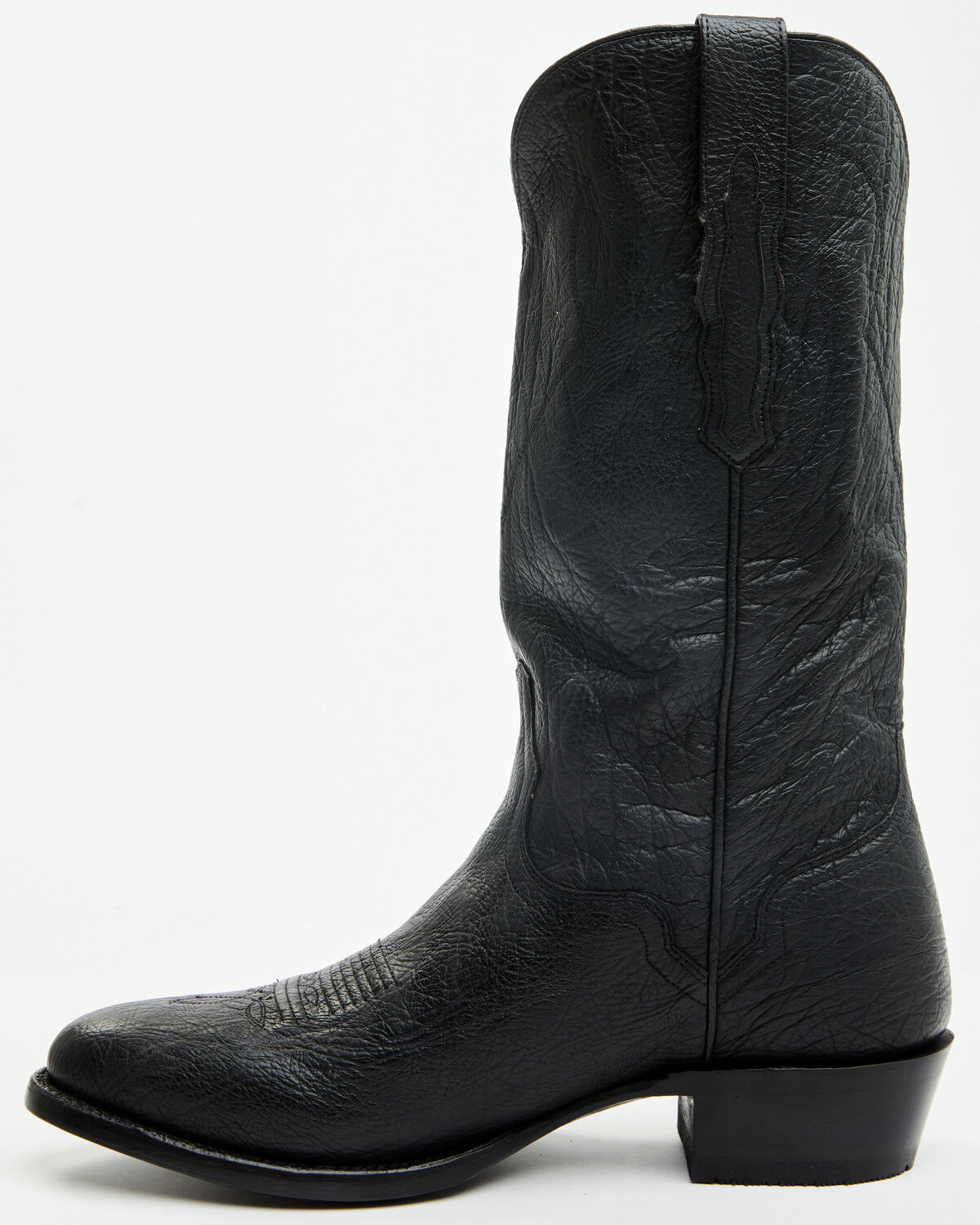 Image #3 - El Dorado Men's Sammy Western Boots - Round Toe, Black, hi-res