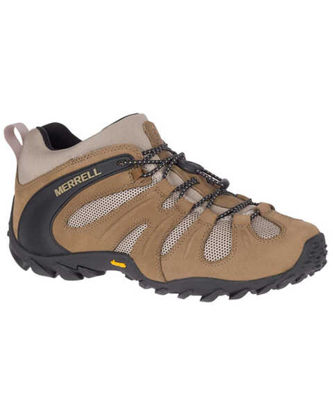 Image #1 - Merrell Men's Chameleon Hiking Boots - Soft Toe, Tan, hi-res