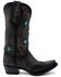 Image #2 - Ferrini Women's Estrella Star Inlay Tall Western Boots - Snip Toe, Charcoal, hi-res