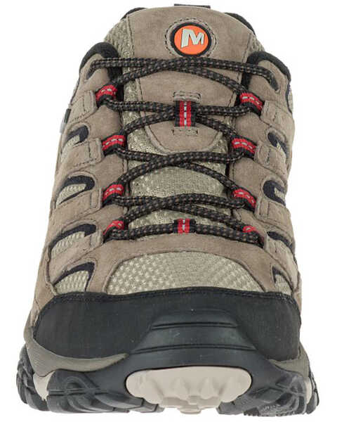 Merrell Men's Moab Waterproof Hiking Boots - Soft Toe, Dark Brown, hi-res