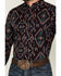 Image #3 - RANK 45&reg; Men's Hilsborrow Southwester Print Long Sleeve Button-Down Stretch Western Shirt, Dark Blue, hi-res