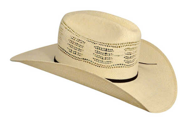 Bailey Men's Ricker Straw Cowboy Hat, Natural, hi-res