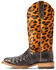 Image #2 - Ariat Women's Donatella Exotic Caiman Western Boots - Broad Square Toe , Black, hi-res