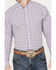 Image #3 - Ariat Men's Meir Plaid Long Sleeve Button Down Western Shirt - Big, Purple, hi-res